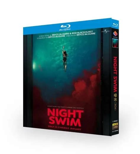 NIGHT SWIM 2024 BLU RAY Movie BD 1 Disc All Region Box Set 24 33