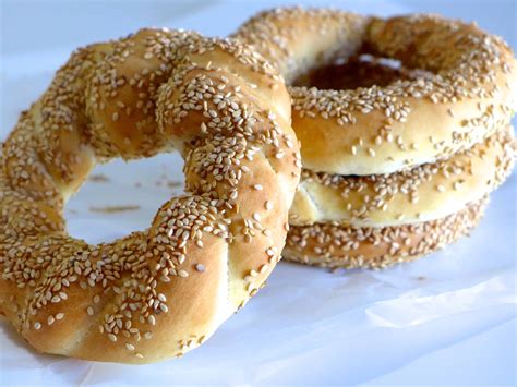 Greek Sesame Bread Rings Recipe Koulouri Thessalonikis 2 My Greek Dish