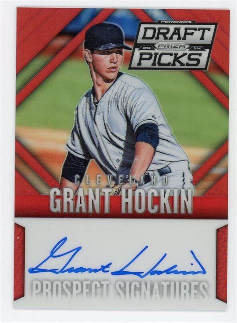 2014 Panini Prizm Perennial Draft Picks Prospect Signatures Red Prizm