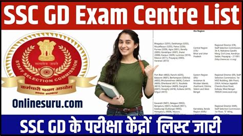 Ssc Gd Exam Centre List 2024 एसएससी जीडी के परीक्षा केंद्रों की स्टेट