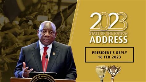 President Cyril Ramaphosa Will Reply To The Debate Of The SONA2023 On