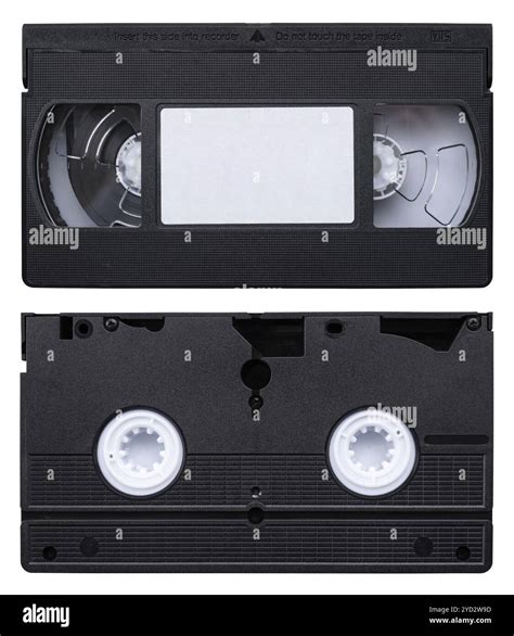 isolated front     retro vintage video cassette tape vhs