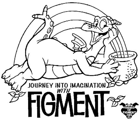 Figment Disney Coloring Pages