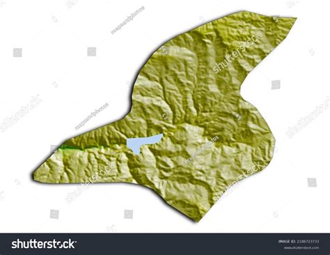 Jarash Jerash Governorate Jordan Map Shaded Stock Illustration ...