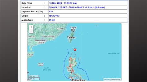 Magnitude Na Lindol Tumama Sa Batanes News Flash