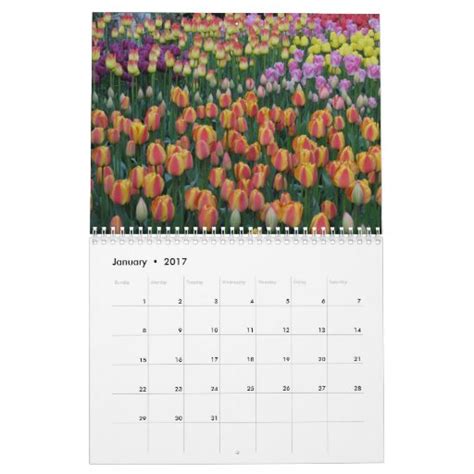 Pacific Northwest Flower Gardens Calendar | Zazzle