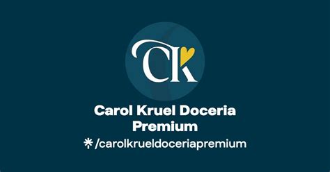 Carol Kruel Doceria Premium Instagram Facebook Linktree