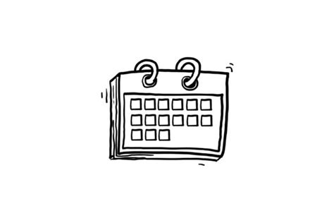 Doodle Calendar Icon Graphic By Devita Ayu Silvianingtyas Creative