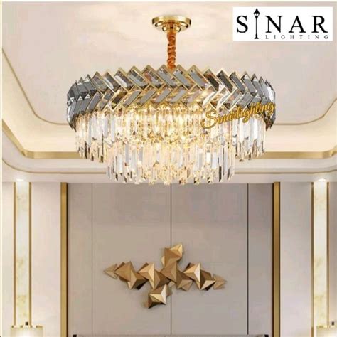 Jual Lampu Hias Gantung Luxury Crystal 8326 Shopee Indonesia