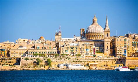 View of Valletta from sea stock image. Image of island - 138733617