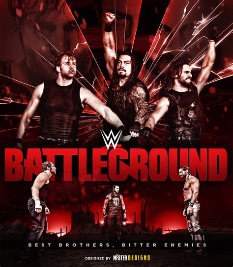 Wwe Battleground 2016 Custom Poster By The Mfster Designs On Deviantart