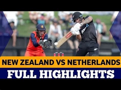 New Zealand Vs Netherlands World Cup Full Highlight Netherlands