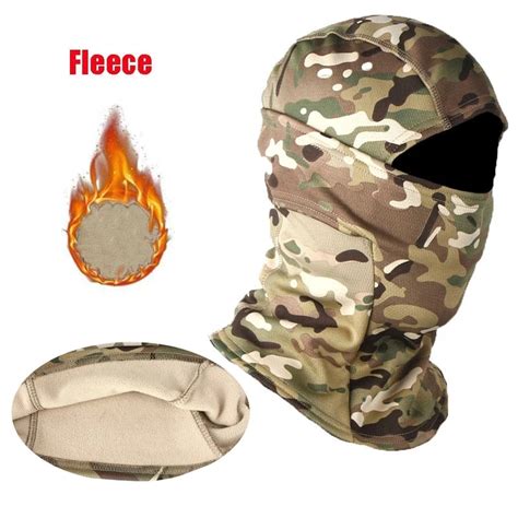 Camuflagem T Tico Balaclava M Scara Facial Completa Wargame Cp Militar