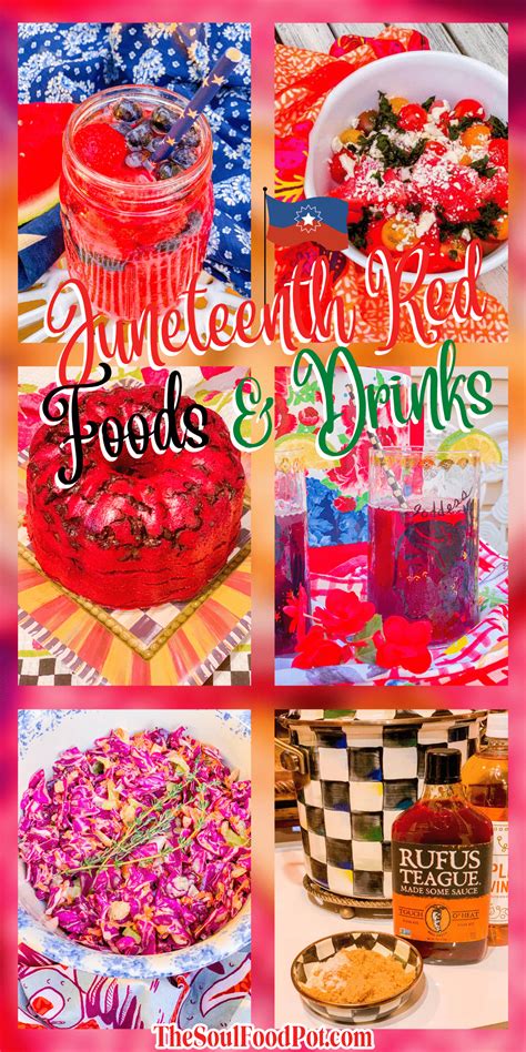 13 Juneteenth Red Foods And Drinks And Watermelon Red Soda The Soul Food Pot