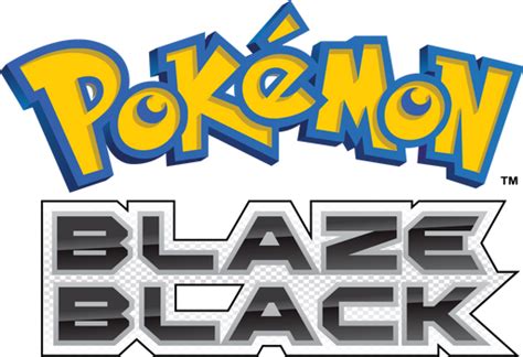 Logo For Pok Mon Blaze Black By Seraaron Steamgriddb