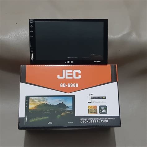 Jual Jec Headunit Deckless Gd Mp Inch Shopee Indonesia