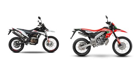 Motorrad Vergleich Malaguti Xtm Enduro Vs Aprilia Rx