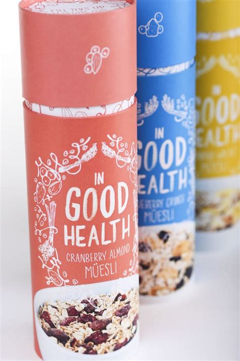 In Good Health Muesli Packaging By Ashley Hohnstein Via Behance