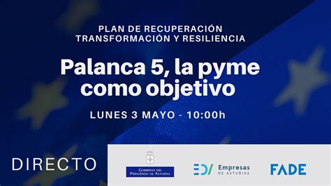 Plan De Recuperaci N Transformaci N Y Resiliencia Palanca La Pyme