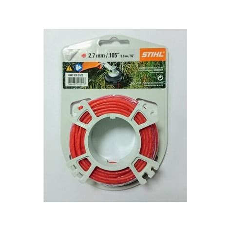 STIHL Red Silenced Round Wire Spool 2 7 Mm Diameter Brushcutter Acc