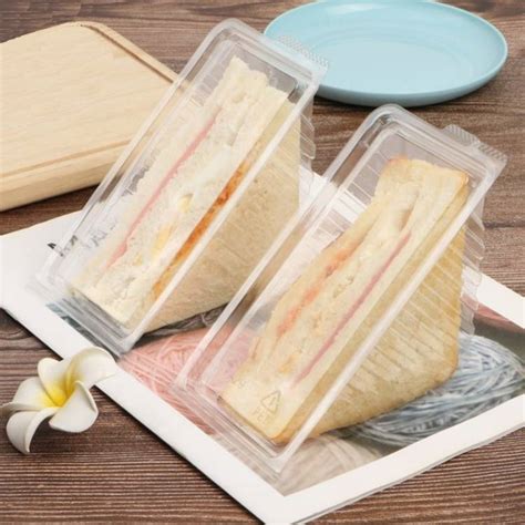 Pcs Plastic Triangle Sandwich Container Usamerica Shop