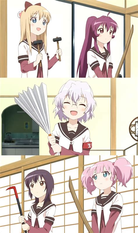 Chinatsu Yoshikawa Toshinou Kyouko Yuru Yuri Akaza Akari