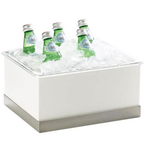 Cal Mil 3005 10 55 10 X 12 In Luxe White Ice Housing With Stainless