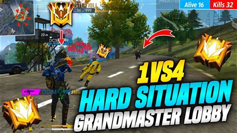 Duo Vs Squad Gameplay 🔥 Grandmaster Hard Lobby Gameplay Dcm 999 Youtube