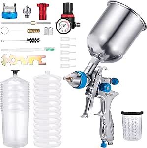 Amazon Gyfent Paint Spray Gun HVLP Air Spray Gun Kit For House