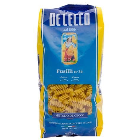 DE CECCO N 34 FUSILLI GR 500 Buonitaly