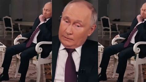 Vladimir Putin Forced To Hold Down Shaking Leg In Tucker Carlson Chat