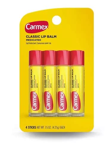 Carmex Bálsamo Labial Hidratante En Barra Con Spf 15 4und Cuotas