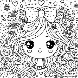 15 Coloriages De Visages De Femmes Coloriages Gratuits Pour Enfants