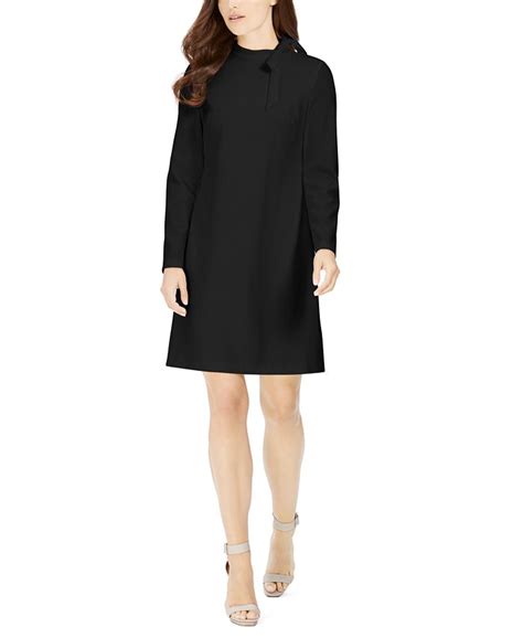 Calvin Klein Tie Neck Scuba Crepe Dress Macys