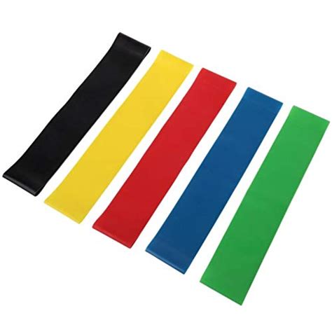 Generic Resistance Band Set 5 Levels 3 Levels Latex Gym Strength