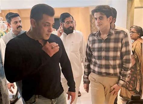 Maharashtra Cm Eknath Shinde Meets Salman Khan Says “be It Lawrence