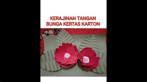 Kerajinan Tangan Dari Kertas Karton Youtube