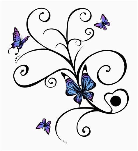 Butterfly Tattoo Drawing | Free download on ClipArtMag