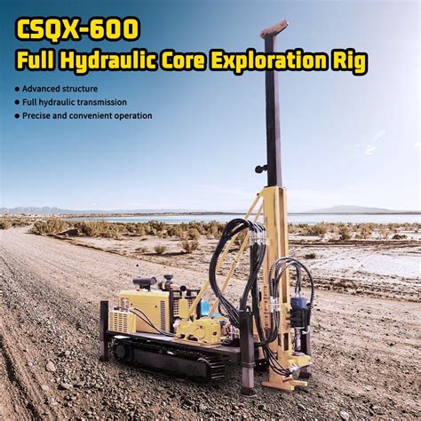 Underground Hydraulic Core Drill Rig Csqx600 Full Hydraulic Core Sample