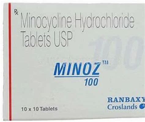 Minoz Mg Tablets At Rs Strip Minocycline Hcl Tablet In Surat