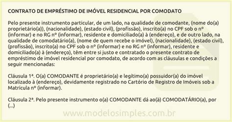 Aprender Sobre Imagem Modelo Contrato Emprestimo Br Thptnganamst