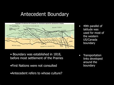 Antecedent Boundaries