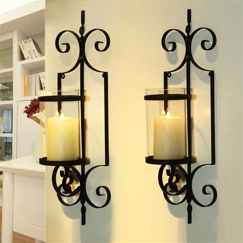 Fleur De Lis Living Tall Iron Wall Sconce & Reviews | Wayfair