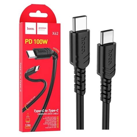 Cable Usb C Carga Rapida 100w 1 50cm Hoco Peruimporta