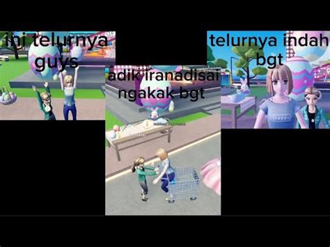 Roblox Ll Aku Dan Iranadisai Lomba Menghias Telur Paskah Di Livetopia