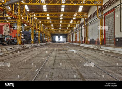 Old Industrial Interior Stock Photo Alamy