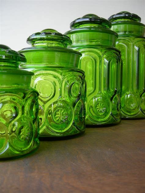 Pretty Vintage Green Glass Green Glass Green Glassware