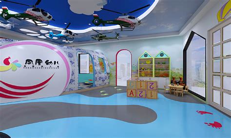 幼儿园门厅3d效果图 3d设计联系我 站酷zcool