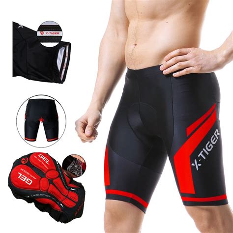 X Tiger Pantalones Cortos De Ciclismo Para Hombre Con Almohadilla 5D De