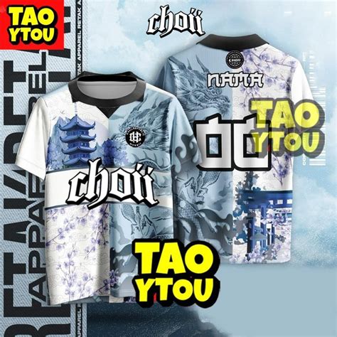 【ซื้อในสต็อก】2024 Choii Baju Tshirt Lelaki Thailand Viral Custom Jersey